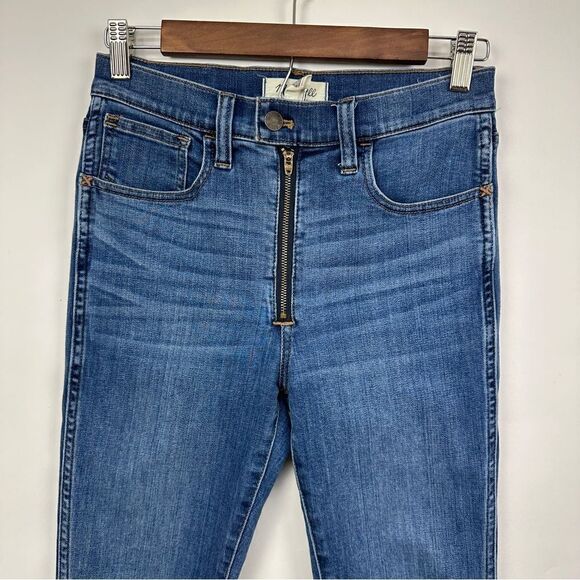 Madewell 10" High-Rise Roadtripper Jean in Ridgefield Zip Front Size 26 Petite - Picture 6 of 11